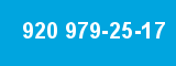920 979-25-17